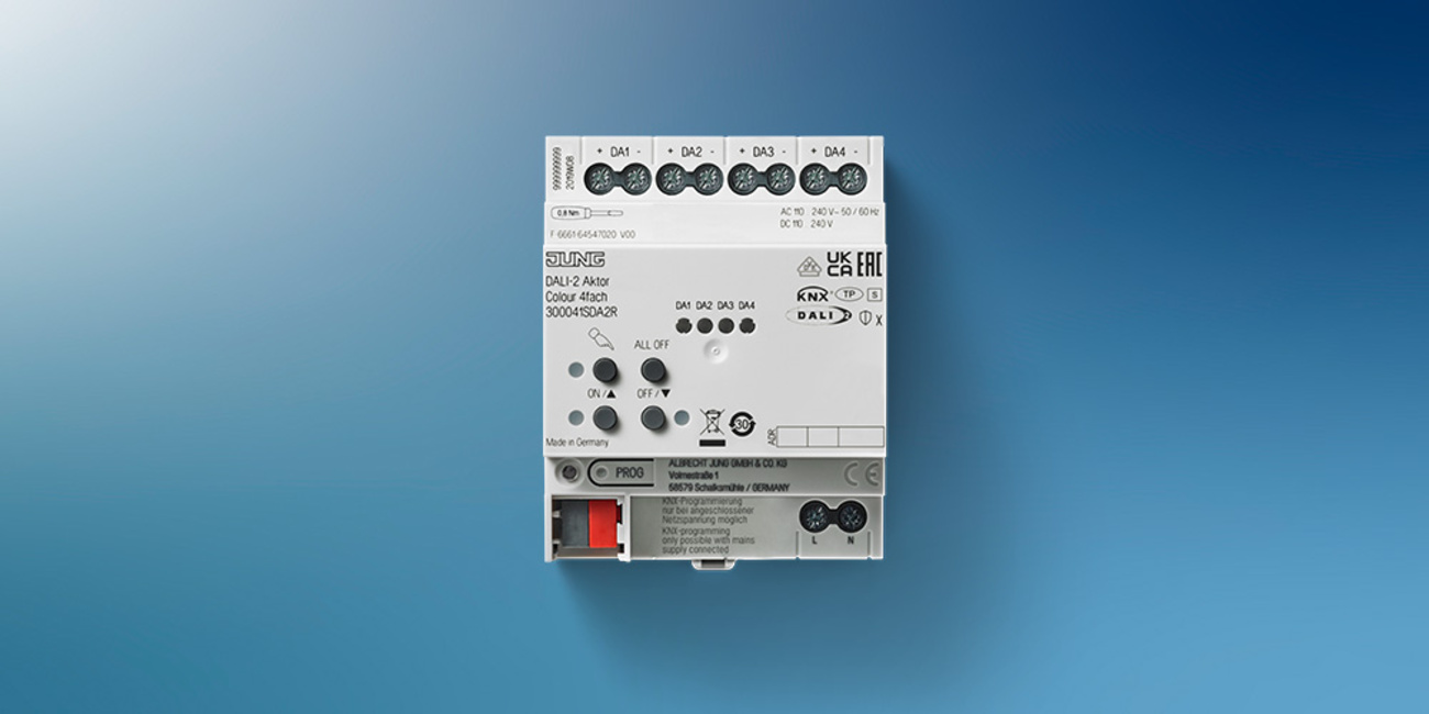 KNX DALI 2 Gateway Colour bei Klug & Schwartz Elektrotechnik GmbH in Neuental-Zimmersrode